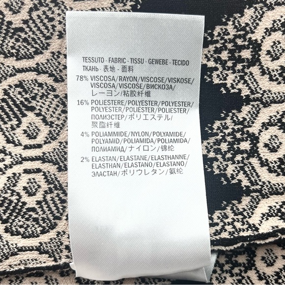 🖤 Alexander McQueen Designer Black and Pale Pink Pencil Skirt - Picture 8 of 8